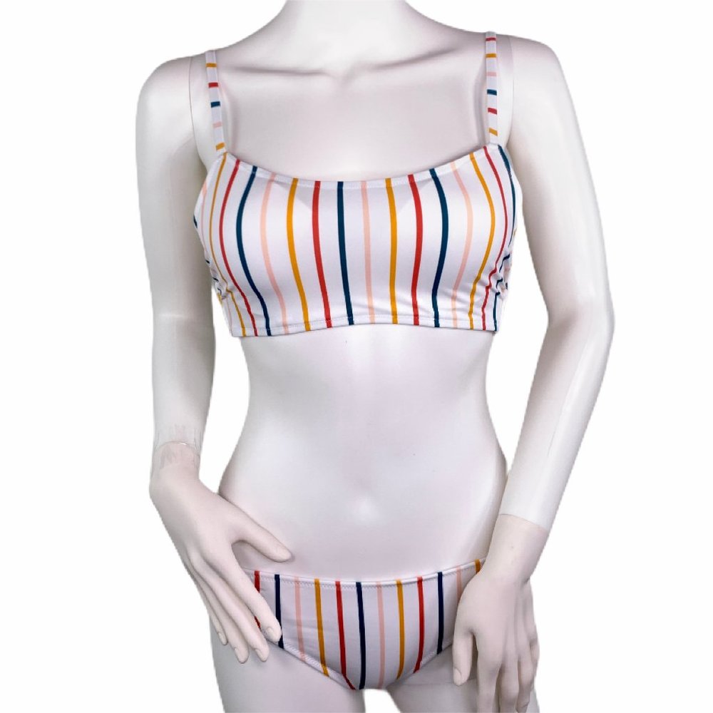 Shade & Shore Lined Long Line Bralette Bikini Top - Picture 4 of 6